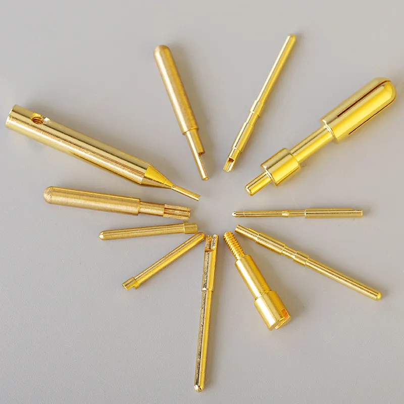 Customized High Precision Metal Fabrication Metallic-Processing-Machinery CNC Machining Part of Aluminium and Steel Pogo Pin