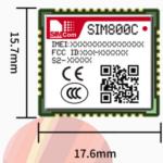SIM800C SIM800 IC Four Frequency Package Voice SMS Data Transfer Module