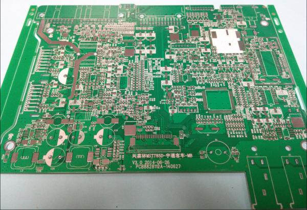 Quality 1.6mm HAL Prototypre PCB Board for Bus Center Control Board Green Solder Mask for sale