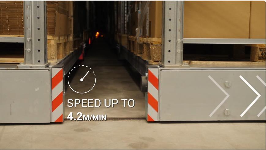 Mobile File Shelving Movable Compact Shelves Bookshelf Mobile Pallet Racking