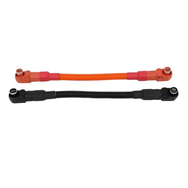 Round Copper MC4 Solar Cable Assembly With TPE Jacket In Black/Red Color