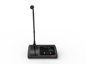OLED Display Desktop Conference Microphone , Meeting Room Microphone With Loudspeaker