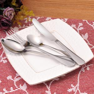 China high-grade polished stainless steel flatware set dinner cutlery sets on sale