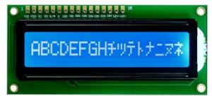 Buy cheap 16 Characters X 1 Line STN Blue Character LCD Display Module 1601 LCD product