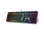 104 Keys Mechanical Gaming Keyboard , Alloy Backlit RGB Mechanical Keyboard