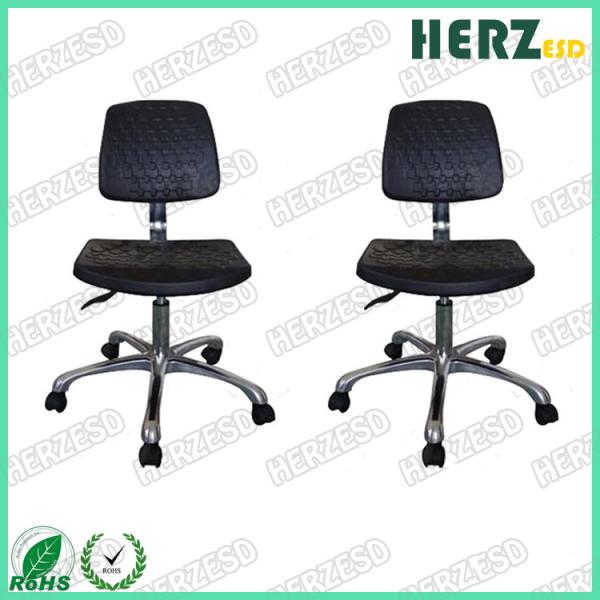 ESD Safe Adjustable PU foaming Swivel Safety Chair With Foot Rest
