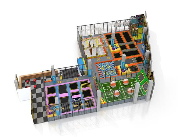 Quality Waterproof Commercial Trampoline Park Equipment Multiusage For Unisex for sale