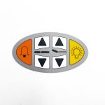 High Sensitivity FPC Membrane Switch with 3M Adhesive and Top Embossing
