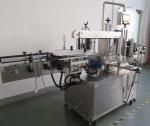Automatic Flat Front Back Labeler For Oil Drum Square Bottle Jar Two Sides