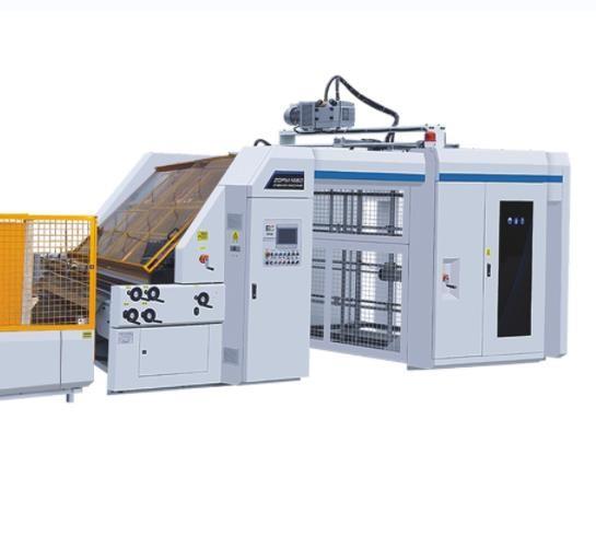 Quality 160m/Min Automatic Flute Laminator Machine 150-800gsm With CE Shield For Printing for sale