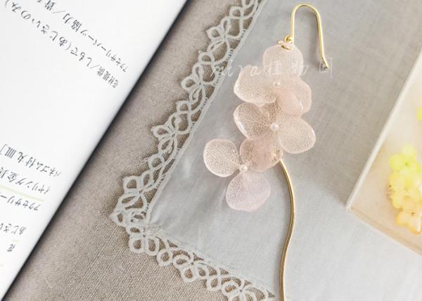 Quality Most Popular Japan Designed Hydrangea Paradise Jhumka Long Chain Earrings With Pure Silver 925 for sale