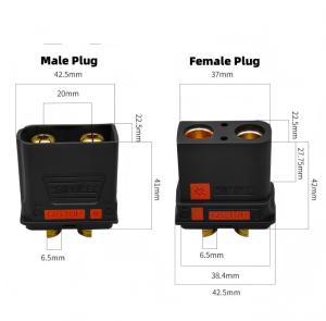 China Small Size Easy To Install PA Material Suitable For Large Current Transmission Aircraft Power Plug on sale