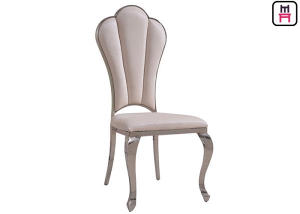 Quality Indoor Vintage Shell Back Chairs With Lines / Buttons / Cross Velvet for sale