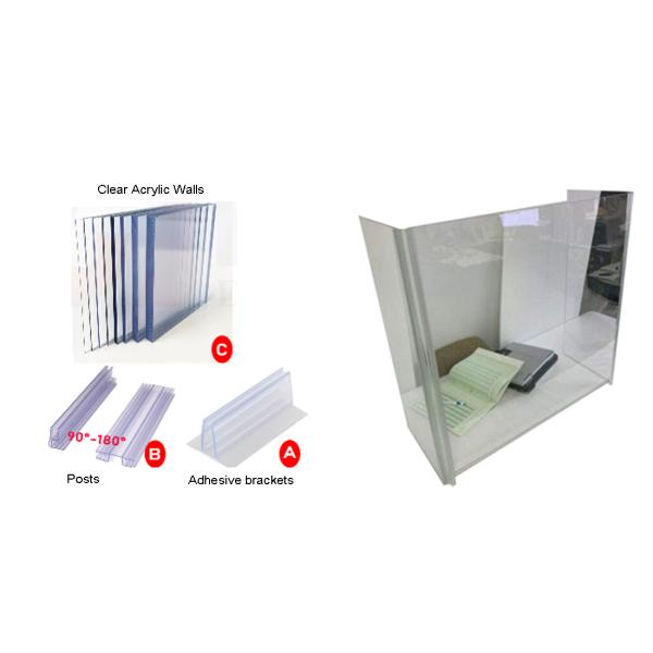 Student Desk Shields Folding Table Sneeze Guard School Desktop Virus Barriers