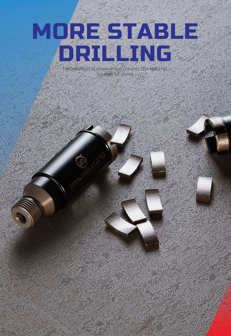 Customized ARC-Shaped Segment Diamond Core Drill Bit for Stone Concrete Cutting Tools