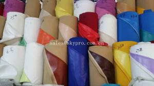 China Raw Synthetic Material PU Leather Embossed Logo for Garment Sofa Faux Rexine on sale