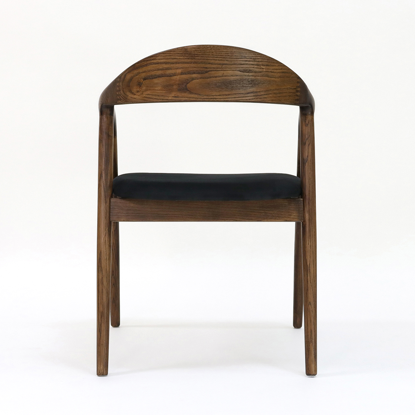 Home Furniture General Solid Wood Dining Chair with Customization in Walnut/Natural/Black at Reasonable