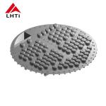 JIS Broaching Titanium Bubble Cap Tray Cnc Distillation Column Internals