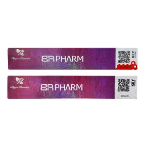 Buy cheap Adhesive QR Code Label Security Trademark Custom Sticker Printing product
