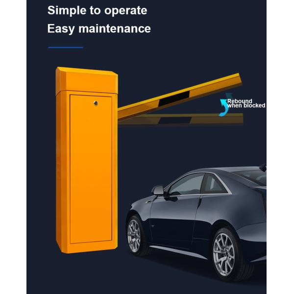 AISI304 Parking Lot Barrier 0.2 Seconds Operate Bidirectional Direction