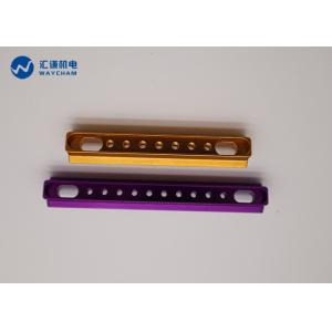 Buy cheap Grey Anodized 6063T5 Cnc Precision Machined Components Medical Tube Holder product