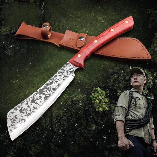 Quality SS440 Damascus Steel Machete 3C Survival Knife Foldable High Safety for sale