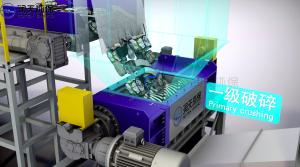 Durable Industrial Waste Treatment Machine Multifunctional With Motor
