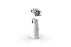 Buy cheap Electric Handheld Portable Nebulizer Machine Quiet Working White Portable Atomizer product
