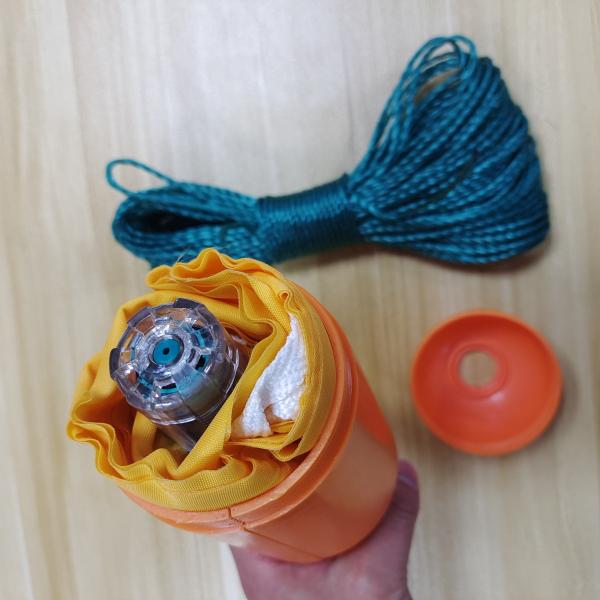 Line Throwing Inflatable Life Buoy Ring Water Safety Inflatable Lifebuoy