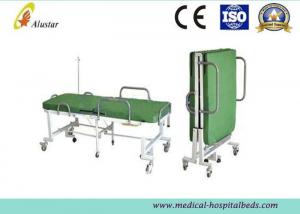 Buy cheap Powder Coated Steel Medical Foldable Hospital Bed With Mattress (ALS-F249) product