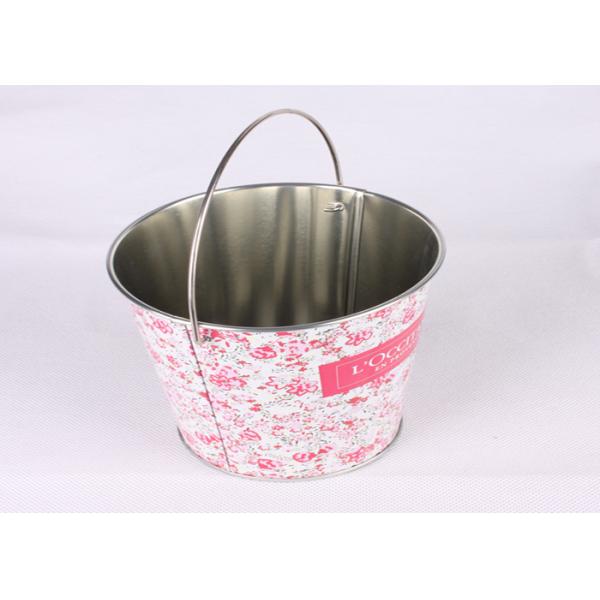 0.23 MM Tinplate Material Metal Tin Bucket For Candy Gifts Packaging Promotion Purpose