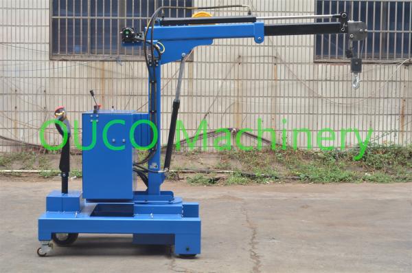 Quality Electric Industry Floor Telescopic Boom Crane Movable For Lifting / Unloading for sale