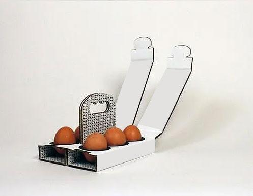 Quality Eco Friendly Egg Container Box Packing In Bulk Matt Lamination for sale