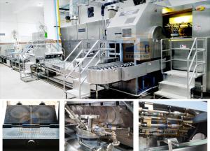 Buy cheap 6000 Cones/H Tart Shell Production Line Oblaten Wafer Machine product