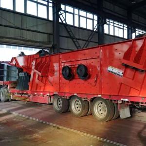 Buy cheap 11KW Mining Screening Equipment , Circular Vibrating Screen Large Unit Area product