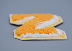 China Towel Embroidery Patch Eco Friendly For Clothing Good Washable on sale