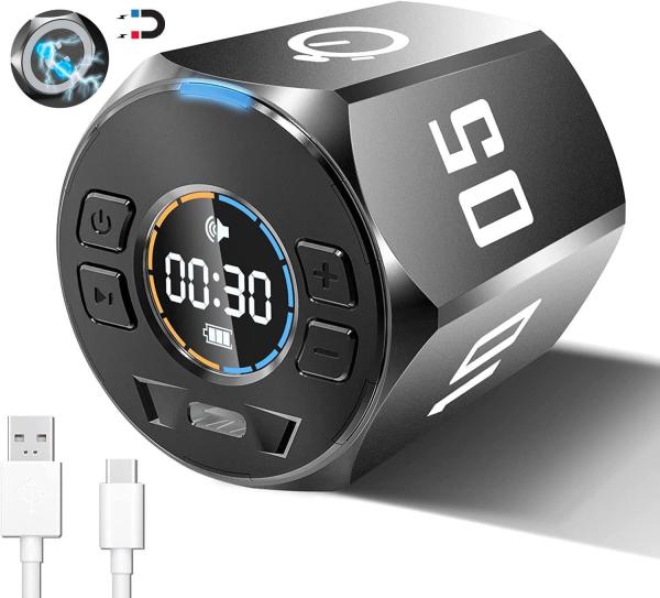 Quality Ticktime Pomodoro count down timer abs material fashion shape and mutifunction for people using in the kitchen cooking for sale