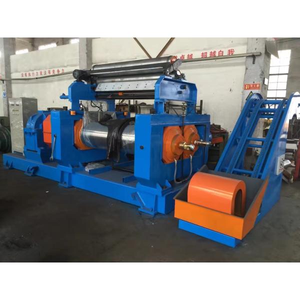 SGS Rubber Two Roll Mill Stock Blender Rubber Mixing Mill For Rubber Compounding