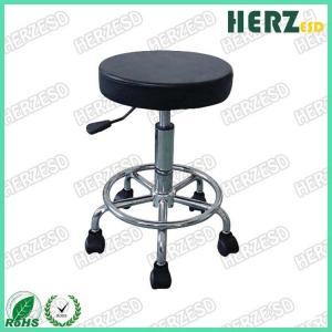 Buy cheap Blue And Black ESD PU Foaming Leather Chair With Footrest product