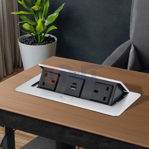 Buy cheap Custom Pop-Up Design Electric Power UK Plug Socket Flush Mount 2 Outlets Tabletop Socket for Meeting &amp; Conference Tables product