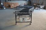 Flexible Expandable Motorized Rubber Coated Roller Conveyor,Loading Unloading