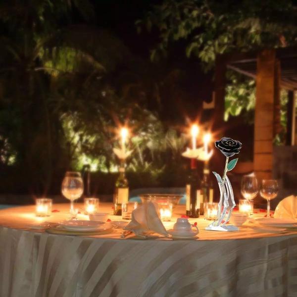 24k Gold Plated Real Rose Gold Foil Roes For Mother's Day Valentine's Day Gift