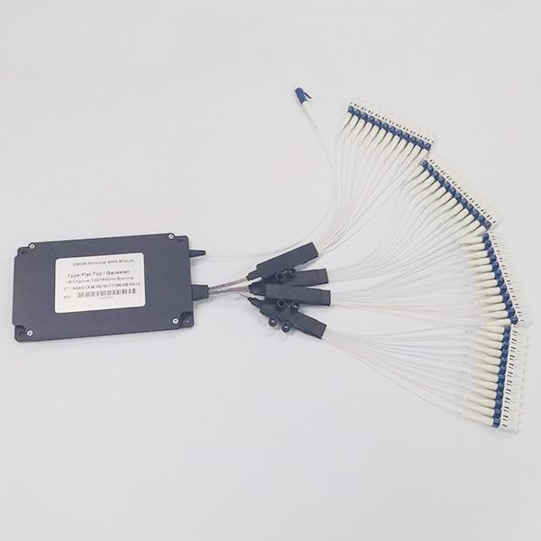 Quality 48 Channel 100GHz Optical Mux Demux , Athermal AWG Dwdm Device Flat Top Type for sale