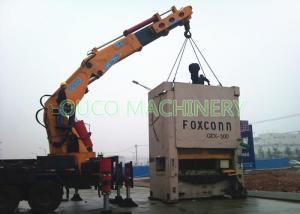 China Semi Knuckle Boom Electric Hydraulic Truck Crane 140 Ton Impact Resistance on sale