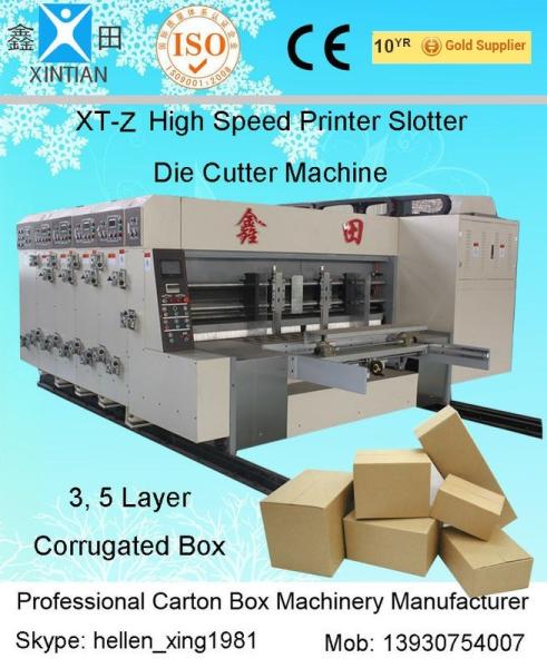 Quality Automatic Feeding Carton Flex Printing Machine Printer Cutter Machine for sale