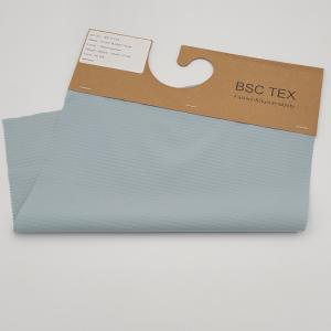 75D X 75D 4 Way Poly Seersucker Stretch Polyester Spandex Fabric For Suit