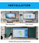 Qtenboard 65 Inch Lcd Interactive Flat Panel Multi-touch All in One Interactive