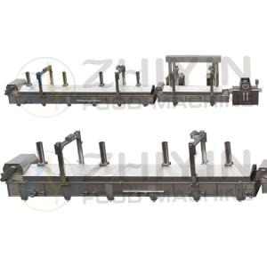 380V 304SUS Frying French Fries Production Line Energy Saving