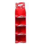 Varnish POP Corrugated Display Rack Multifunctional Recyclable POP Custom
