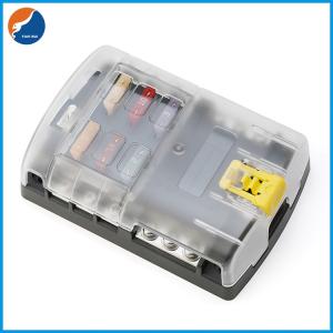 China 6 Way ATY ATO ATC Blade Fuse Holders Car Automotive Fuse Block with Negative Bus Bar on sale